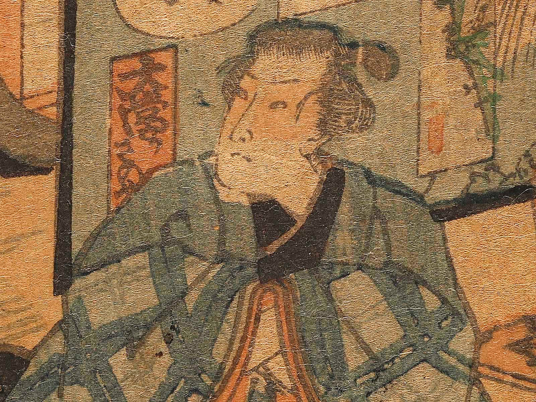 Rokudanme from the series Kana dehon chushingura by Utagawa Kuniyoshi / BJ309-036