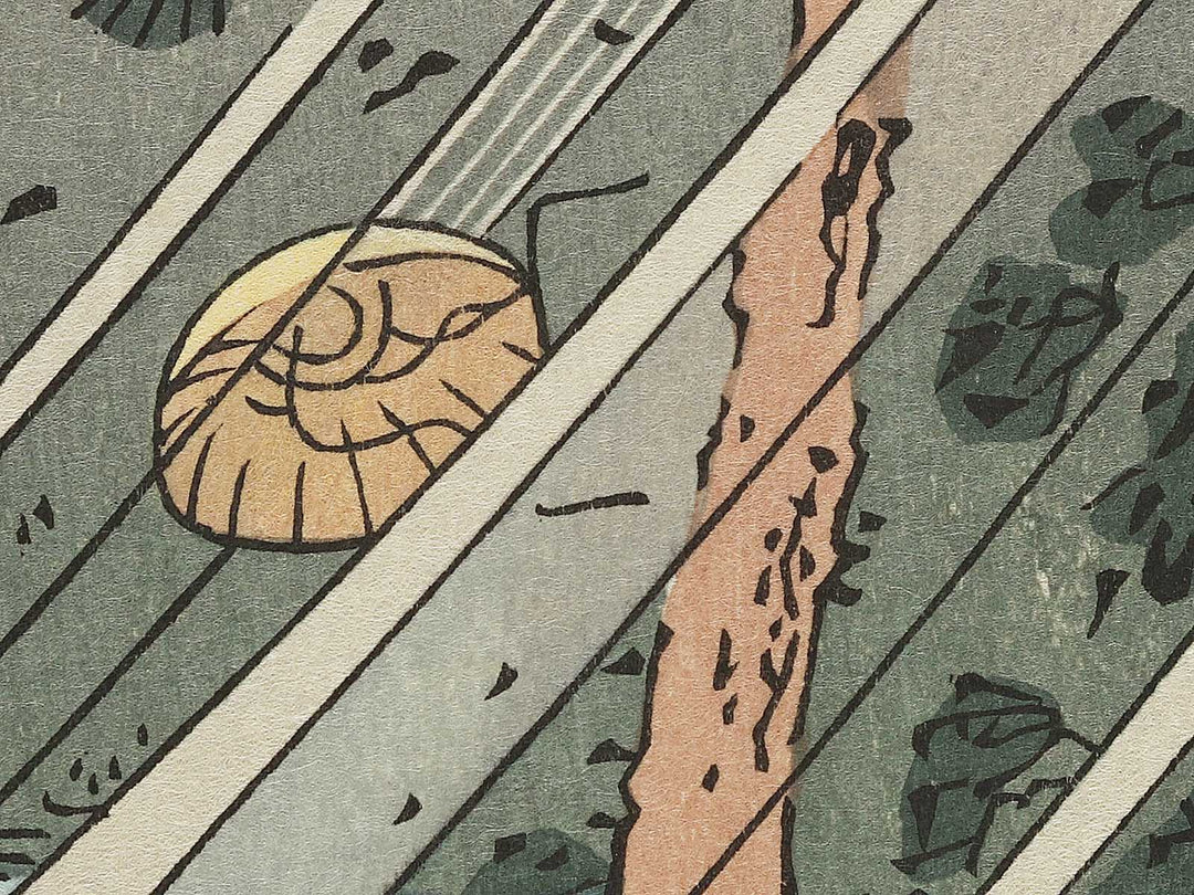 Yamabushi Valley from the series Famous Views of the Sixty-odd Provinces by Utagawa Hiroshige, (Large print size) / BJ333-991