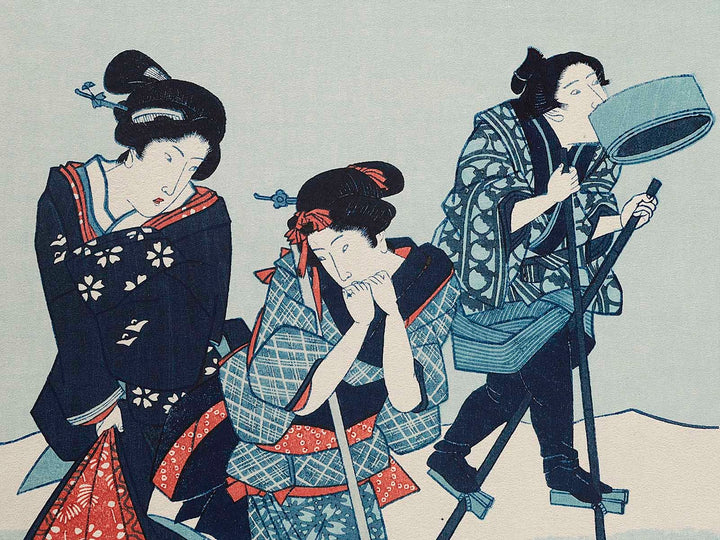 Yuki no ashita by Utagawa Kunisada(Toyokuni III), (Medium print size) / BJ286-083