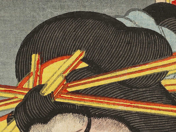 Okaru Bando Shucho from the series Chushingura nanadanme by Toyohara Kunichika / BJ325-528