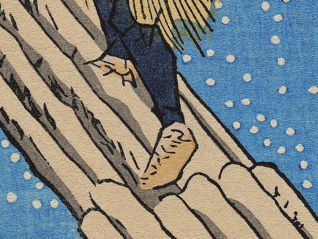 Fuyu sumidagawa no yuki  from the series Shiki edo meisho by Utagawa Hiroshige, (Medium print size) / BJ330-666