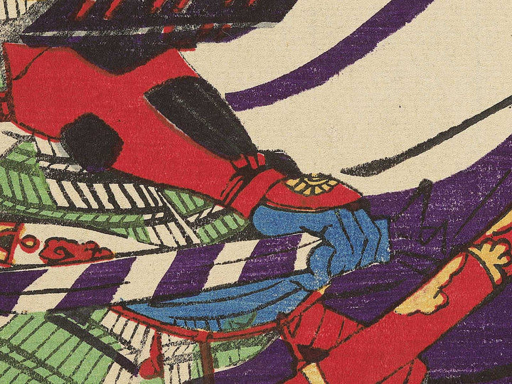 Kumagai Jiro Naozane from the series Honcho musha kagami by Utagawa Kunitoshi / BJ349-419