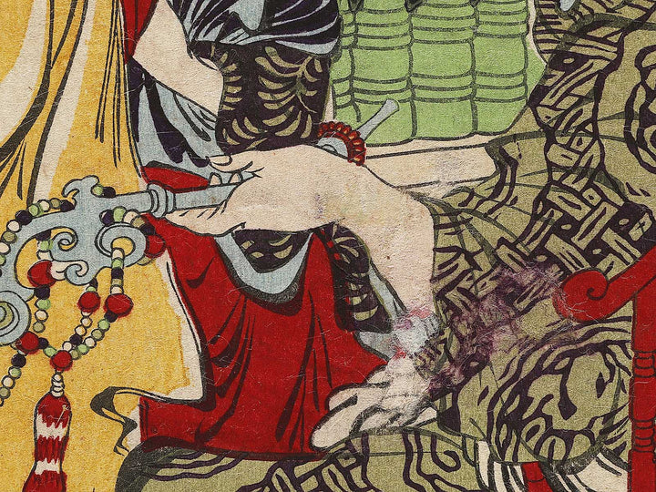 Konishi Yukinaga from the series Kyujin Yosai shuhitsu by Utagawa Kuniteru II / BJ335-006
