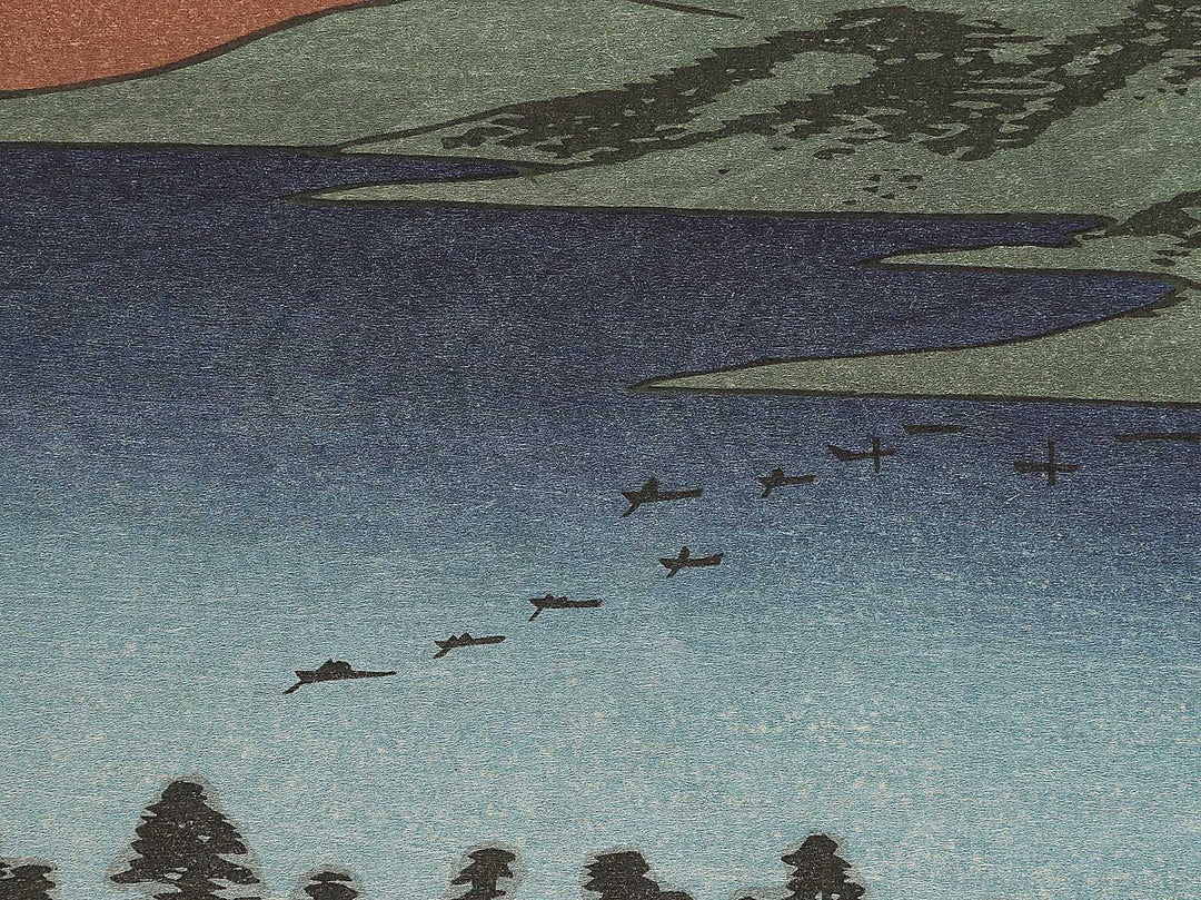 Ama no hashidate in Kyoto Prefecture, from the series Honcho meisho by Utagawa Hiroshige, (Large print size) / BJ339-318
