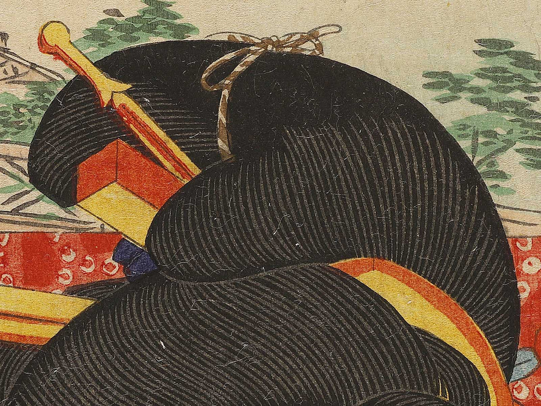 Higashi ryogoku aoyanagi from the series Tokyo sanjuroku kaiseki by Toyohara Kunichika / BJ334-544