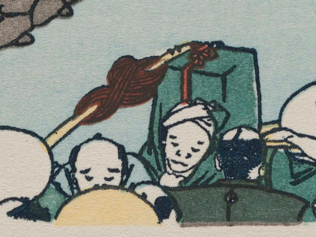 Nihonbashi Bridge in Edo from the series Thirty-six Views of Mount Fuji by Katsushika Hokusai, (Medium print size) / BJ277-627