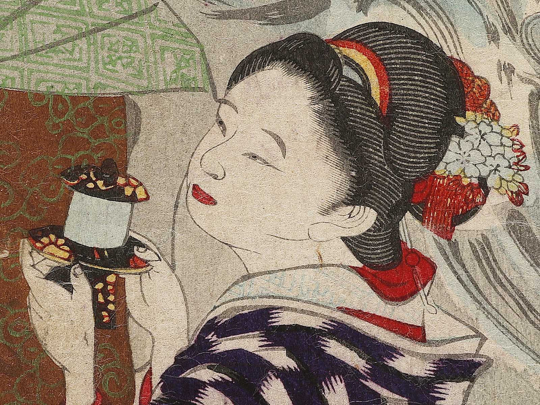Kato Masakiyo from the series Kyujin yosai shuhitsu by Utagawa Kuniteru   / BJ335-013