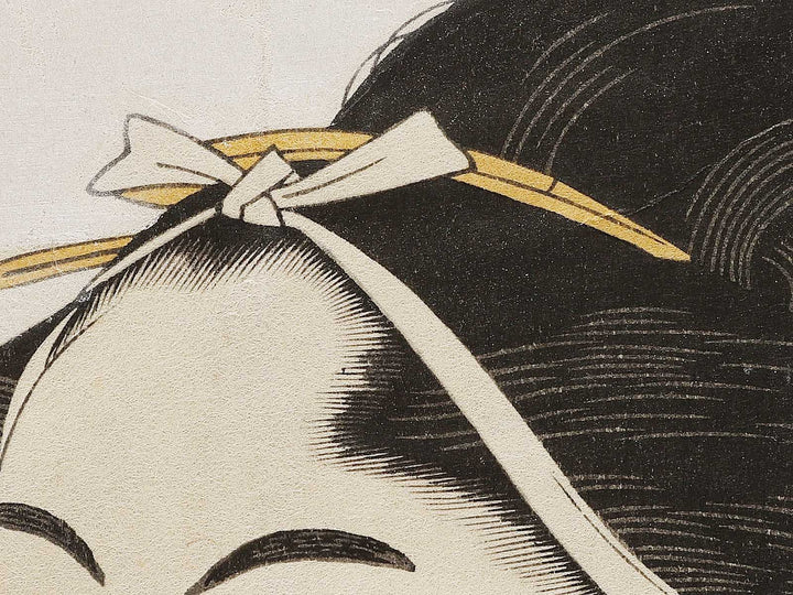 The Interesting Type from the series Ten Types In The Physiognomic Study Of Women by Kitagawa Utamaro, (Large print size) / BJ326-942