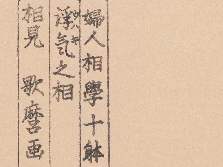The Fancy-Free Type from the series Ten Types In The Physiognomic Study Of Women by Kitagawa Utamaro, (Medium print size) / BJ225-736