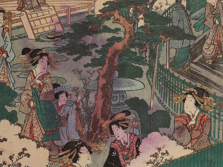 Shinyoshiwara bishurokataku by Utagawa Kunisada / BJ264-446