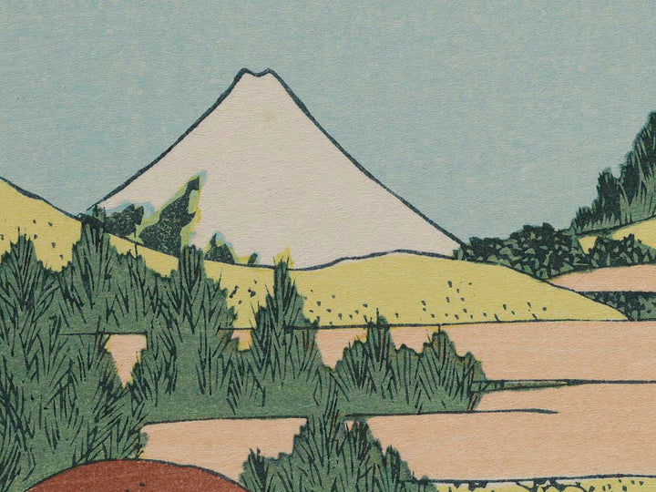 Hakone Lake in Sagami Province from the series Thirty-six Views of Mount Fuji by Katsushika Hokusai, (Medium print size) / BJ262-297