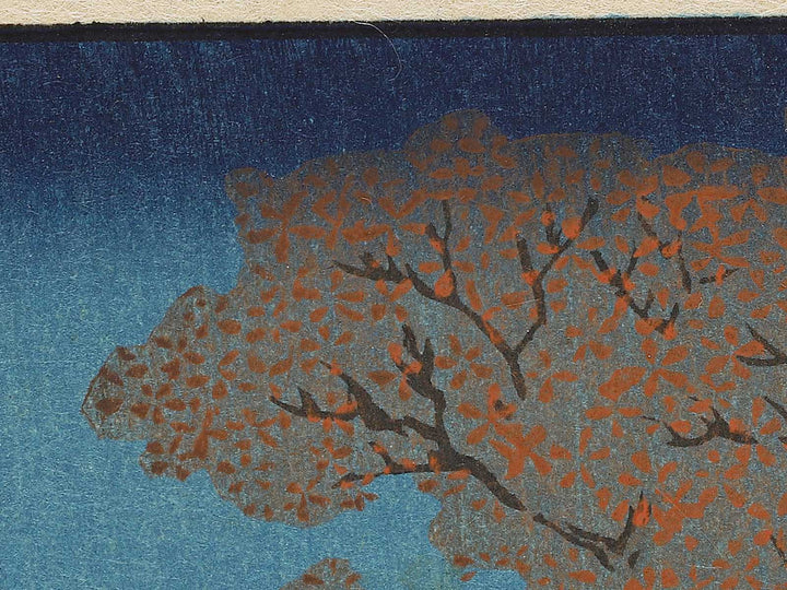 Tatsuta Mountain and Tatsuta River from the series Famous Views of the Sixty-odd Provinces by Utagawa Hiroshige, (Large print size) / BJ299-166