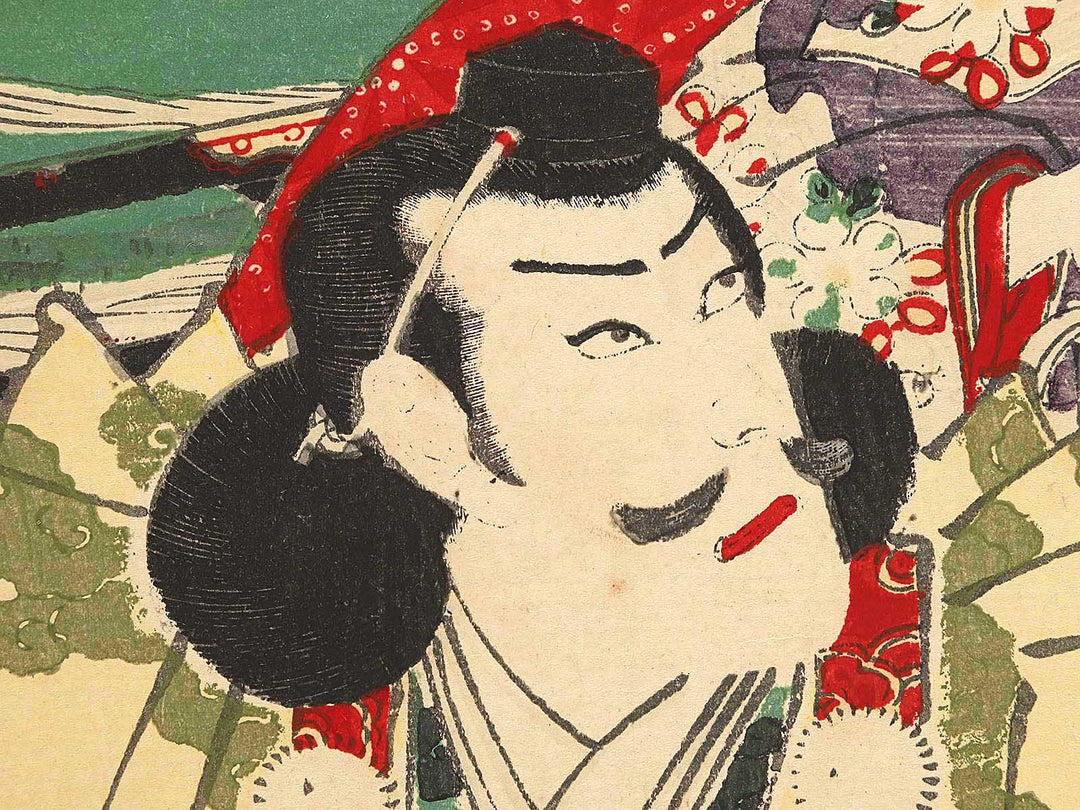 Kabuki actor by Toyohara Kunichika / BJ300-111