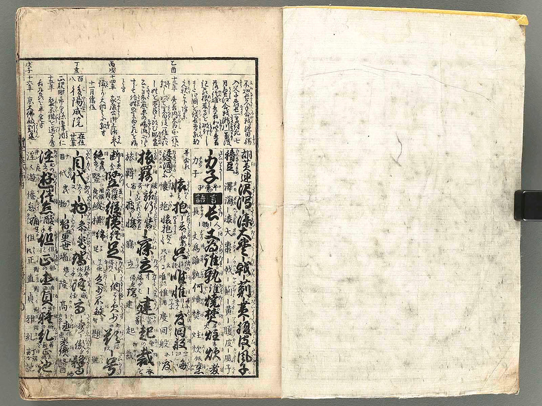 Zoji eitai setsuyo mujinzo (second half)(thick book) by Mori Yasuyuki / BJ229-222