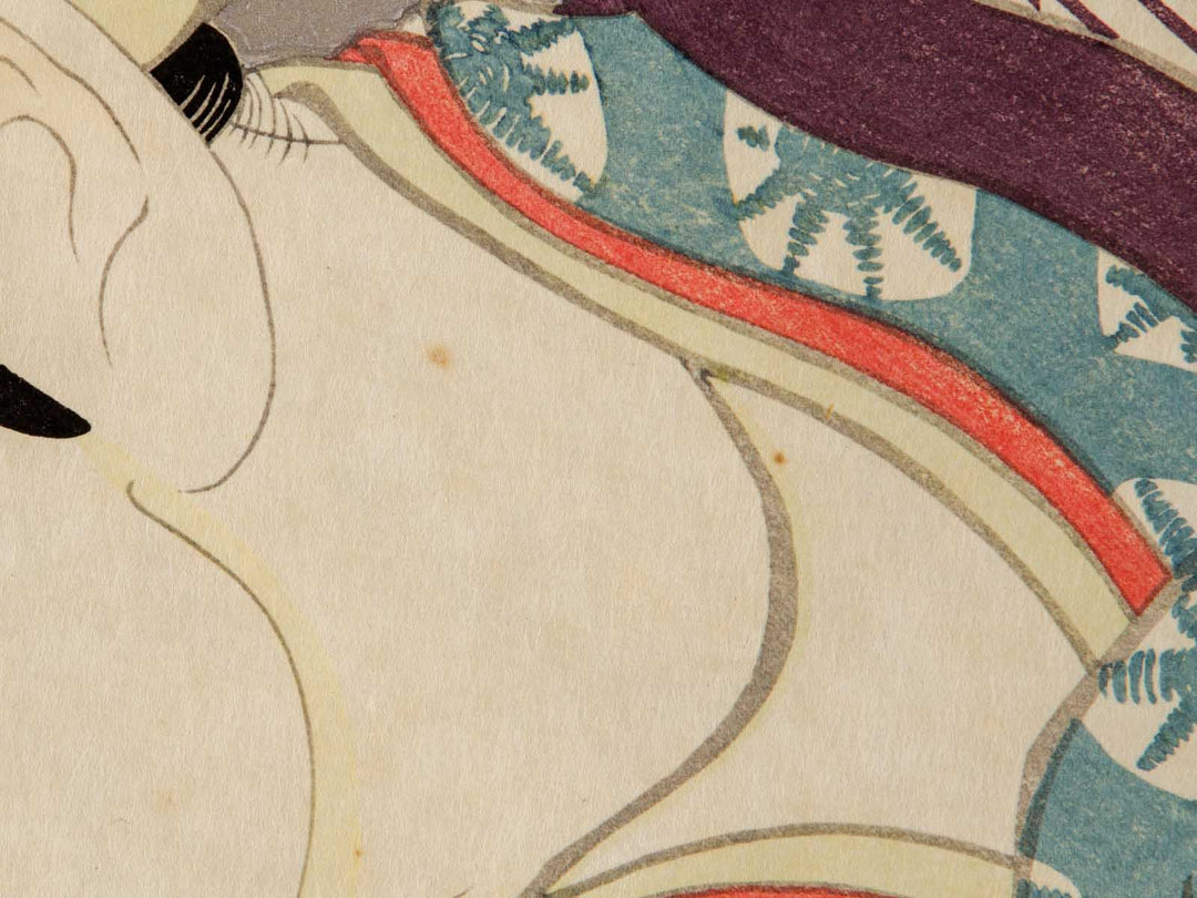 Morita Kan'ya VIII as the palanquin-bearer Uguisu no Jirosaku by Toshusai Sharaku, (Large print size) / BJ241-990
