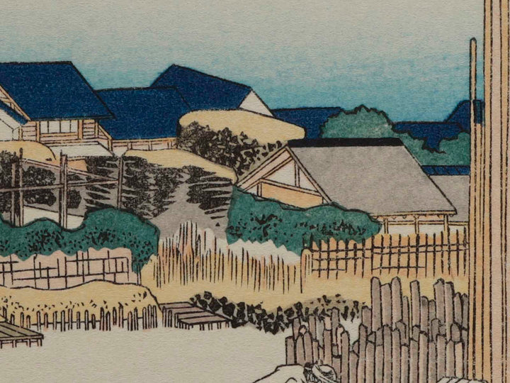 Tatekawa at Honjo from the series Thirty-six Views of Mount Fuji by Katsushika Hokusai, (Medium print size) / BJ218-204