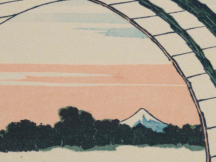Fujimibara in Owari Province from the series Thirty-six Views of Mount Fuji by Katsushika Hokusai, (Medium print size) / BJ277-508