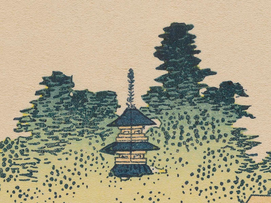 Enoshima in Sagami Province from the series Thirty-six Views of Mount Fuji by Katsushika Hokusai, (Medium print size) / BJ280-945