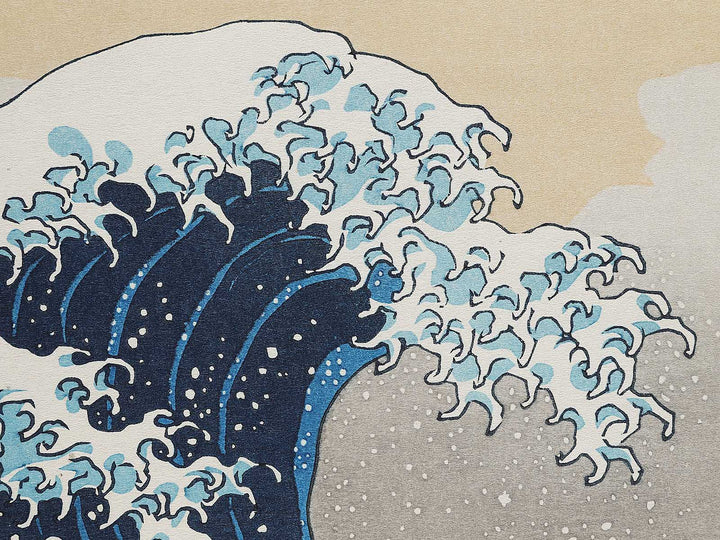 Under the Wave off Kanagawa , also known as The Great Wave off Kanagawa from the series Thirty-six Views of Mount Fuji by Katsushika Hokusai, (Large print size) / BJ297-486