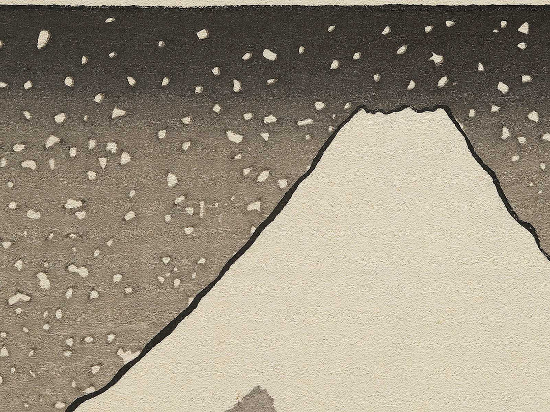 Shinsetsu no fuji from the series One Hundred Views of Mount Fuji by Katsushika Hokusai, (Medium print size) / BJ293-580