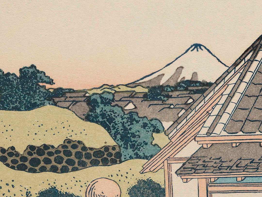 Surugadai in Edo from the series Thirty-six Views of Mount Fuji by Katsushika Hokusai, (Medium print size) / BJ275-800