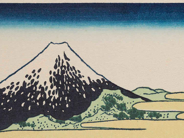 Simplified View of Tagonoura Beach at Ejiri on the Tokaido Road from the series Thirty-six Views of Mount Fuji by Katsushika Hokusai, (Medium print size) / BJ281-078