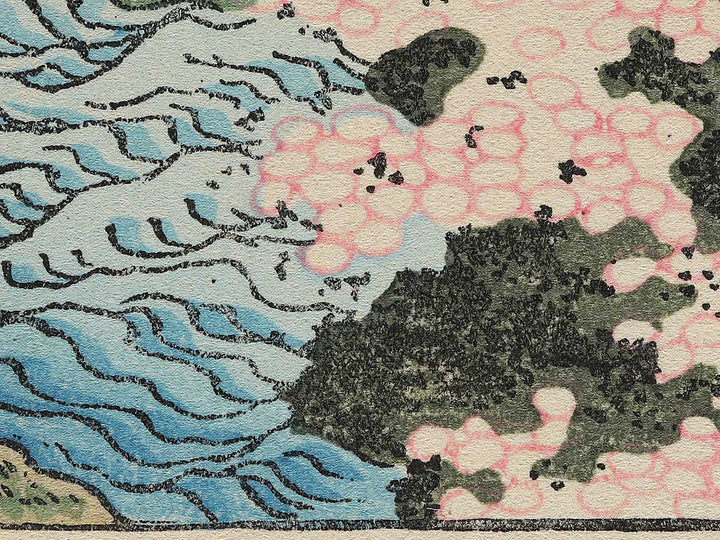 Hanama no fuji from the series One Hundred Views of Mount Fuji by Katsushika Hokusai, (Medium print size) / BJ300-671