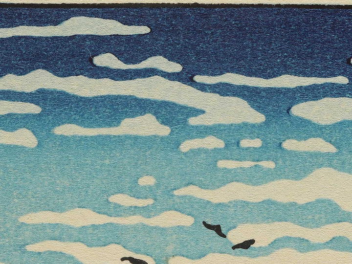 Clear sky Mt. Fuji from the series One Hundred Views of Mount Fuji by Katsushika Hokusai, (Medium print size) / BJ293-489