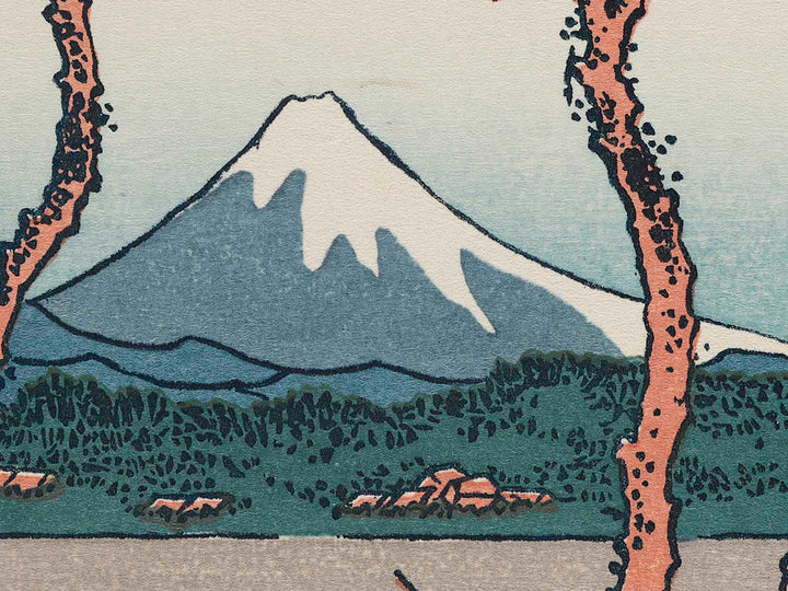 Hodogaya on the Tokaido Road from the series Thirty-six Views of Mount Fuji by Katsushika Hokusai, (Medium print size) / BJ277-886