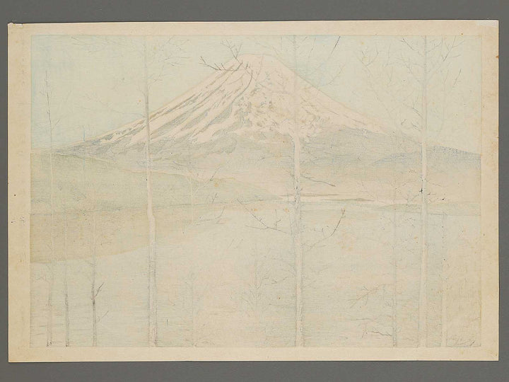 Soshun no fuji (Motosuko) from the series Fuji sanjurokkei no uchi by Tokuriki Tomikichiro, (Large print size) / BJ294-791