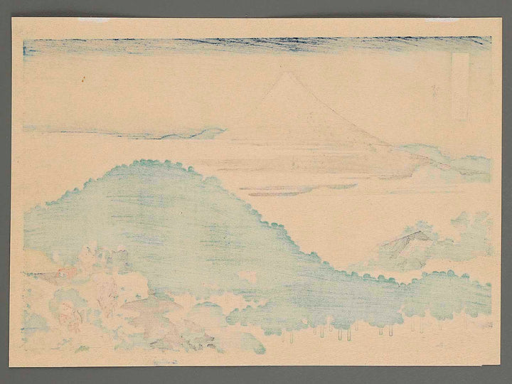 The Enza-no-natsu Pine Tree at Aoyama from the series Thirty-six Views of Mount Fuji by Katsushika Hokusai, (Medium print size) / BJ261-695