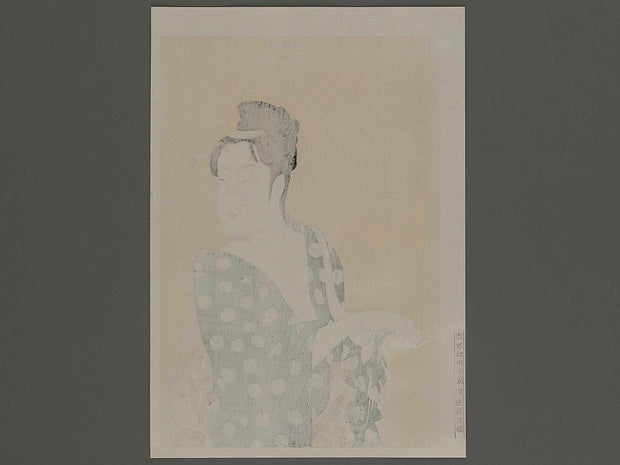 The Fancy-Free Type from the series Ten Types In The Physiognomic Study Of Women by Kitagawa Utamaro, (Medium print size) / BJ223-790