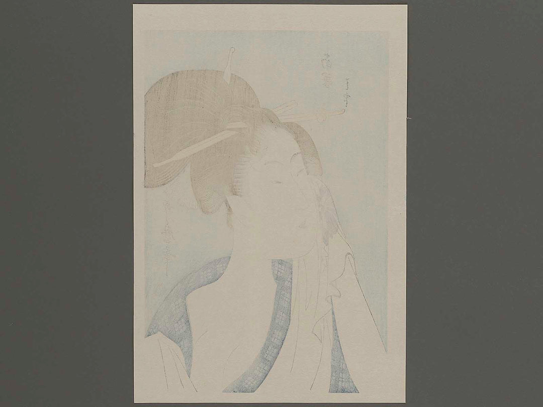Minamieki hajirushi by Kitagawa Utamaro, (Medium print size) / BJ221-480