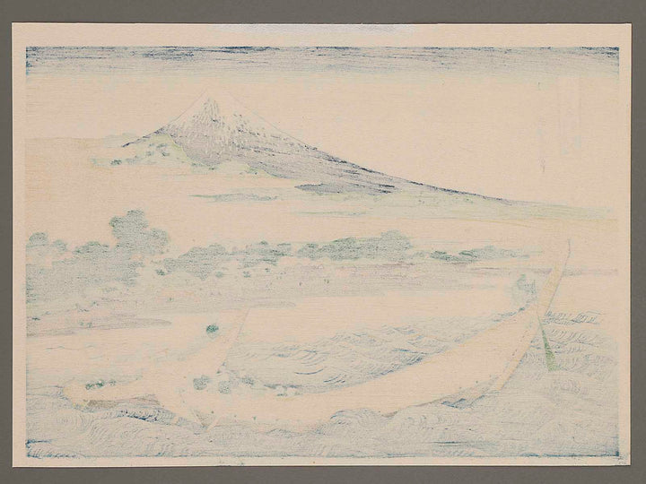 Simplified View of Tagonoura Beach at Ejiri on the Tokaido Road from the series Thirty-six Views of Mount Fuji by Katsushika Hokusai, (Medium print size) / BJ280-427