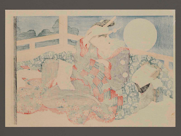 Mangetsu from the series Abunae Juni cho by Keisai Eisen, (Large print size) / BJ231-231