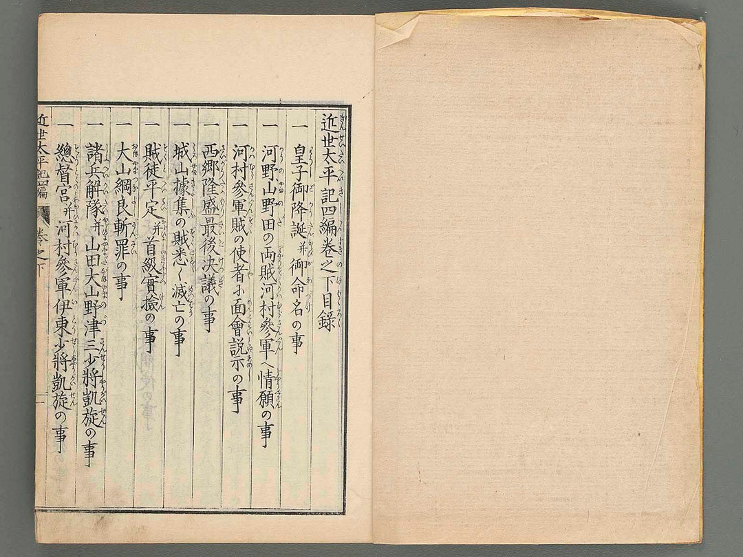 Kinsei taihei ki Vol.4 (ge) / BJ218-883