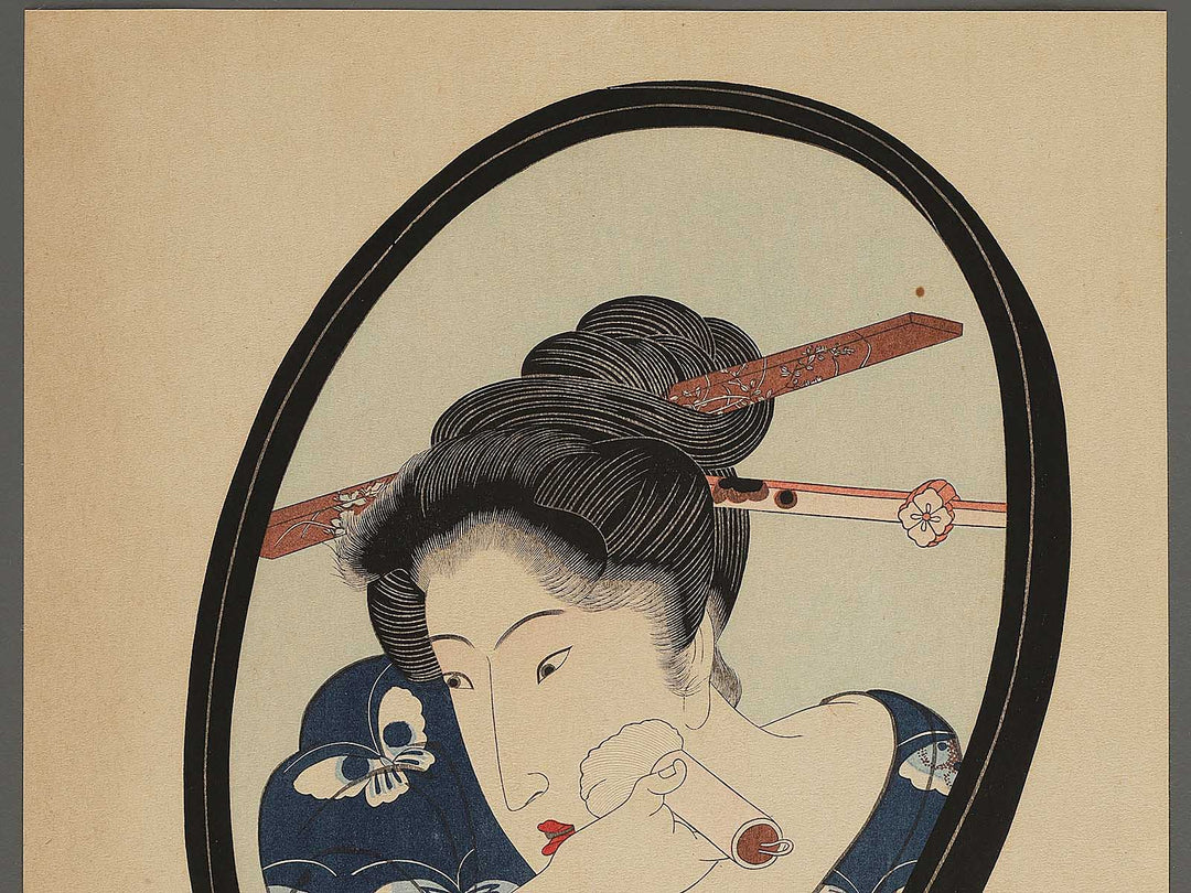Botanbake from the series Imafu kesho kagami by Utagawa Kunisada(Toyokuni III), (Large print size) / BJ295-456