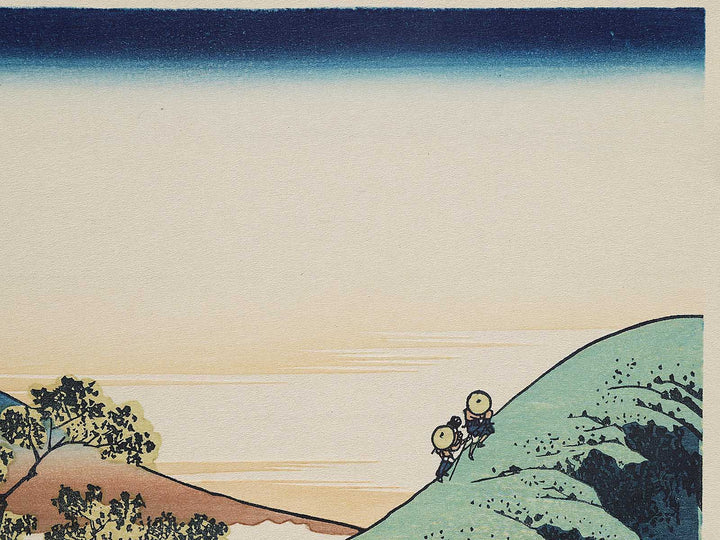 Inumetoge Pass in Kai Province from the series Thirty-six Views of Mount Fuji by Katsushika Hokusai, (Medium print size) / BJ291-634