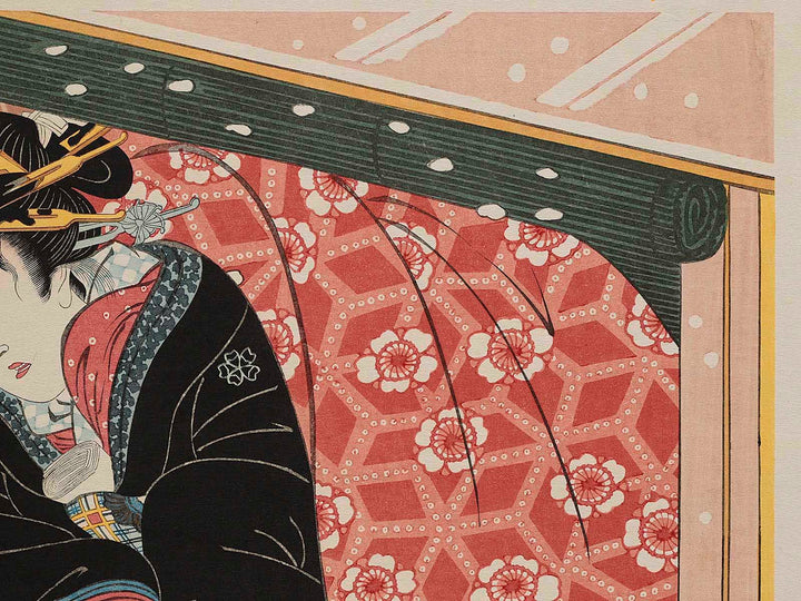 Yakata bune from the series Abunae Juni cho by Keisai Eisen, (Large print size) / BJ231-259