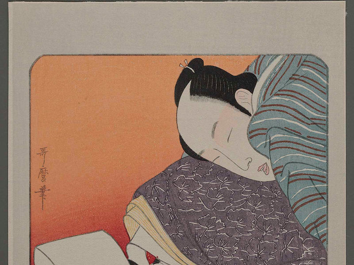 Ukiyo-e by Utamaro (little small-sized prints) / BJ224-693