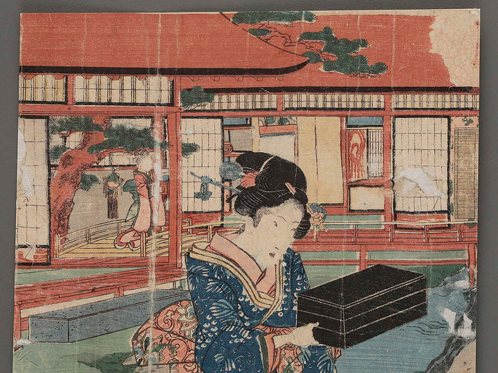 Beautiful women by Utagawa Kunisada / BJ285-460
