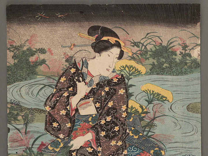 Beautiful women by Utagawa Sadatora (Gifutei Sadatora) / BJ287-266