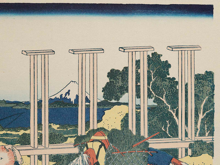 Senju in Musashi Province from the series Thirty-six Views of Mount Fuji by Katsushika Hokusai, (Medium print size) / BJ275-779