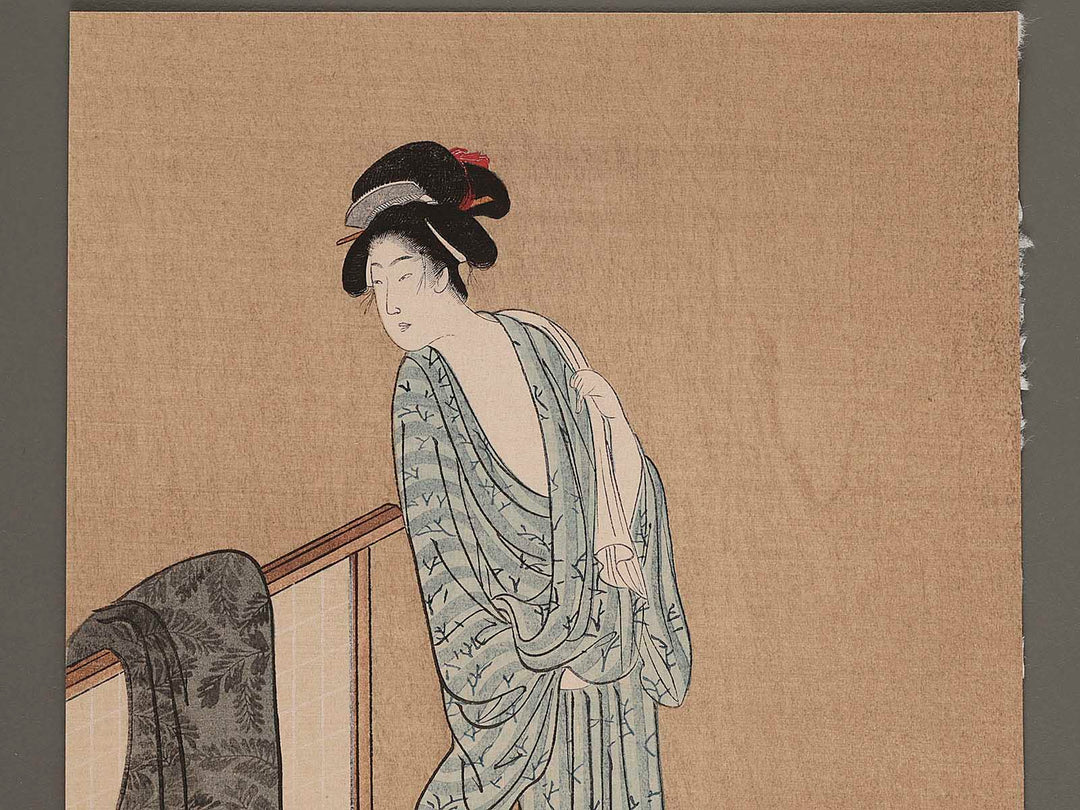 Beauty in bath-dress by Utagawa Toyohiro, (Small print size) / BJ280-623