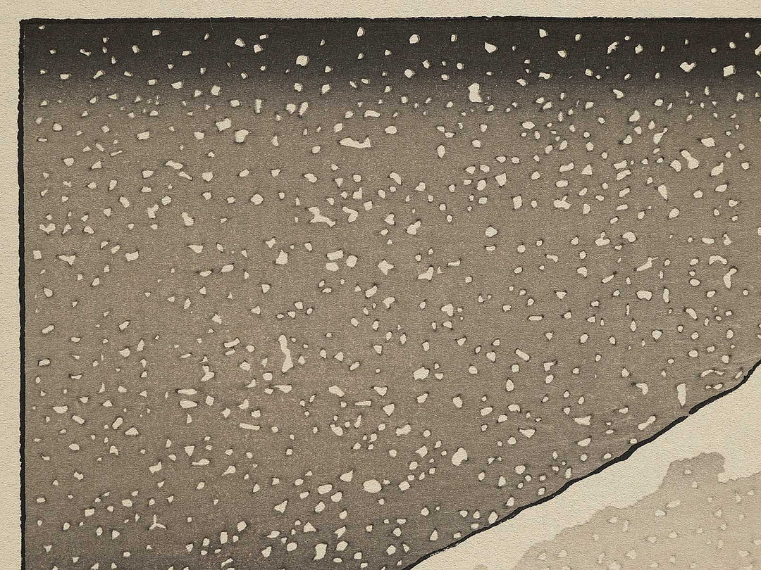 Shinsetsu no fuji from the series One Hundred Views of Mount Fuji by Katsushika Hokusai, (Medium print size) / BJ293-580