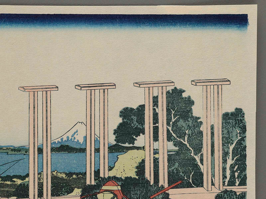 Senju in Musashi Province from the series Thirty-six Views of Mount Fuji by Katsushika Hokusai, (Small print size) / BJ205-590
