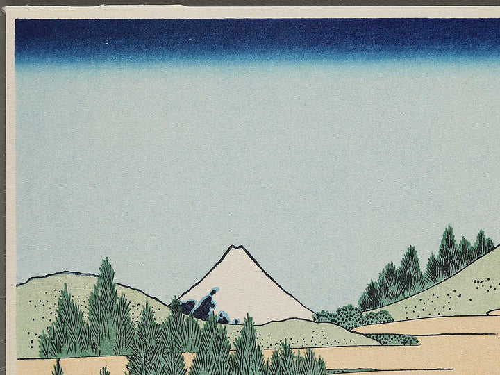Hakone Lake in Sagami Province from the series Thirty-six Views of Mount Fuji by Katsushika Hokusai, (Small print size) / BJ293-013