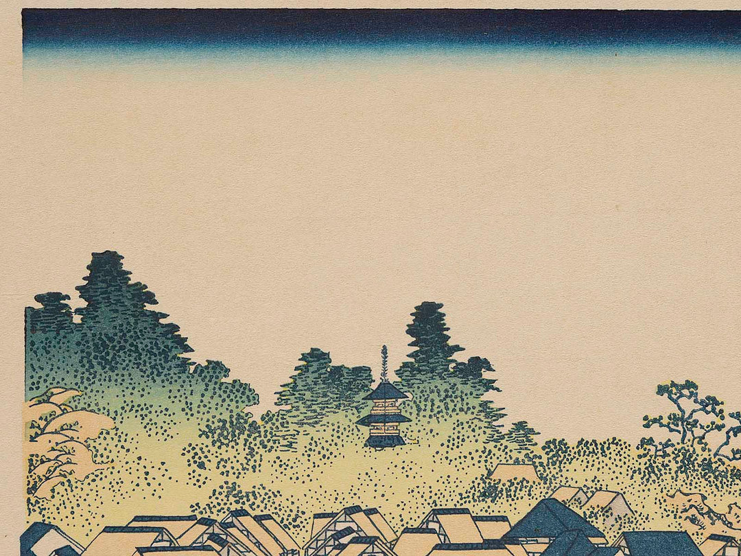 Enoshima in Sagami Province from the series Thirty-six Views of Mount Fuji by Katsushika Hokusai, (Medium print size) / BJ280-945
