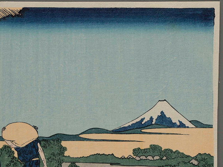Waterwheel at Onden from the series Thirty-six Views of Mount Fuji by Katsushika Hokusai, (Small print size) / BJ205-513