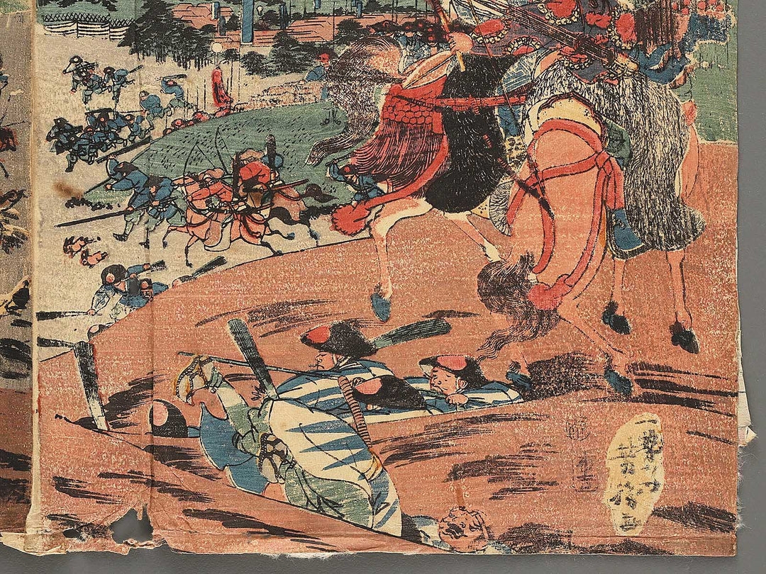 Yoritomoko Fuji no migari zu by Utagawa Yoshikatsu / BJ299-593